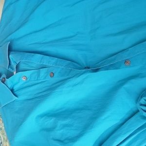 Express , LG, and aqua blue shirt.